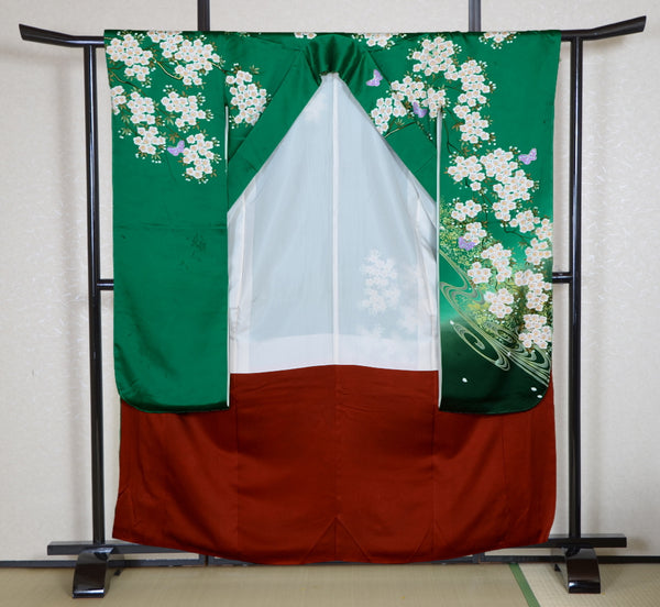 Long-sleeved kimono 6 items set / Furisode / FK#2-225