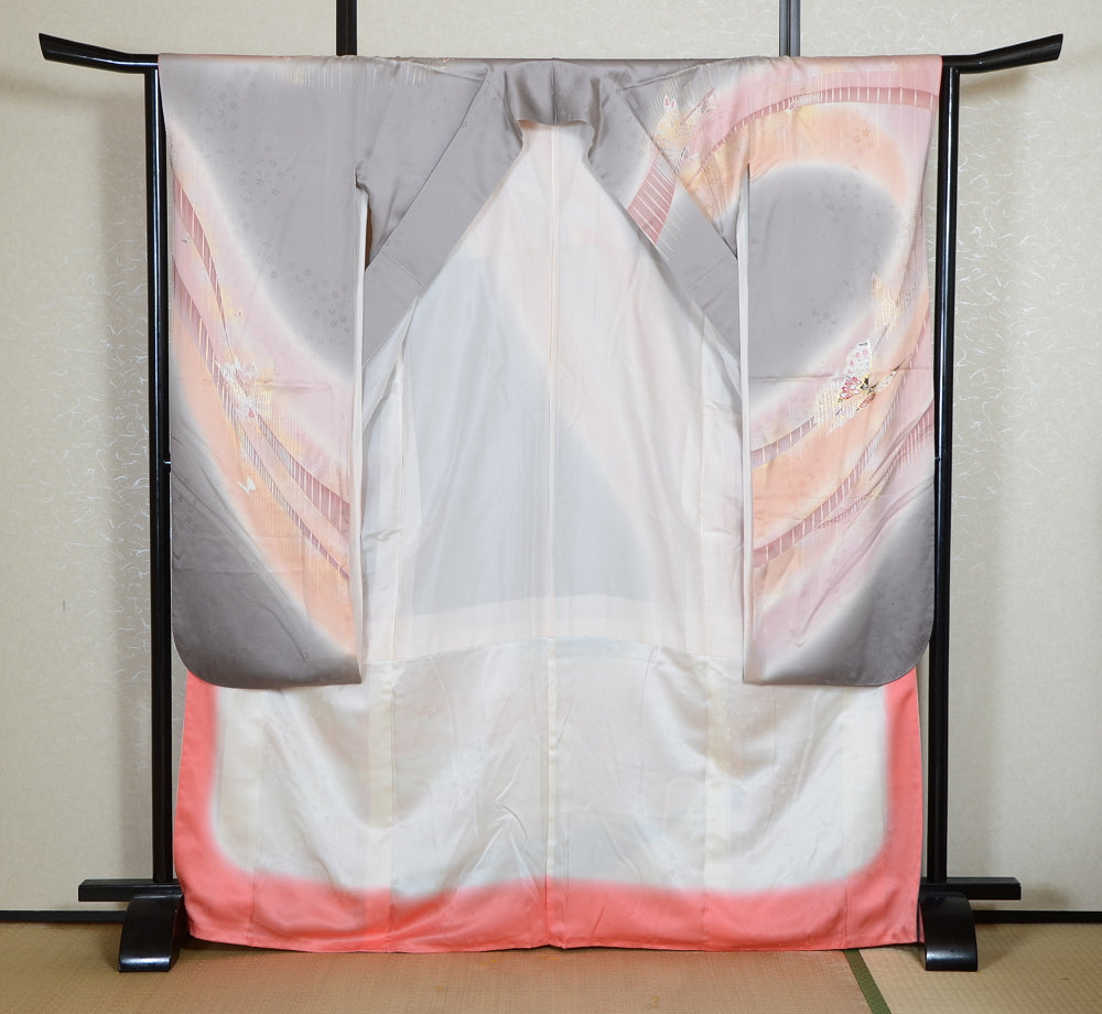 Long-sleeved kimono 6 items set / Furisode / FK#2-253