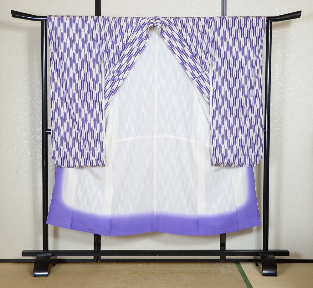 Long-sleeved kimono & hakama 5 items set / Furisode / FK#2-277