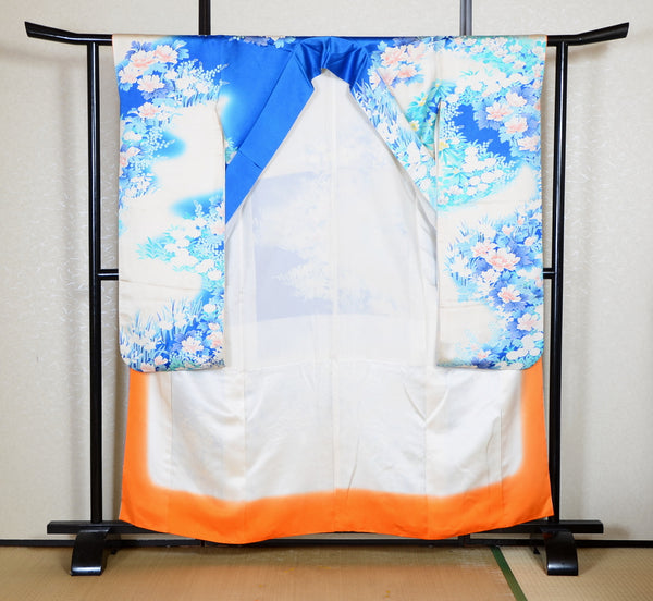 Long-sleeved kimono 6 items set / Furisode / FK#2-281