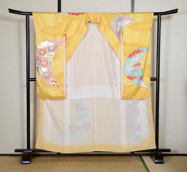 Long-sleeved kimono 6 items set / Furisode / FK#2-346