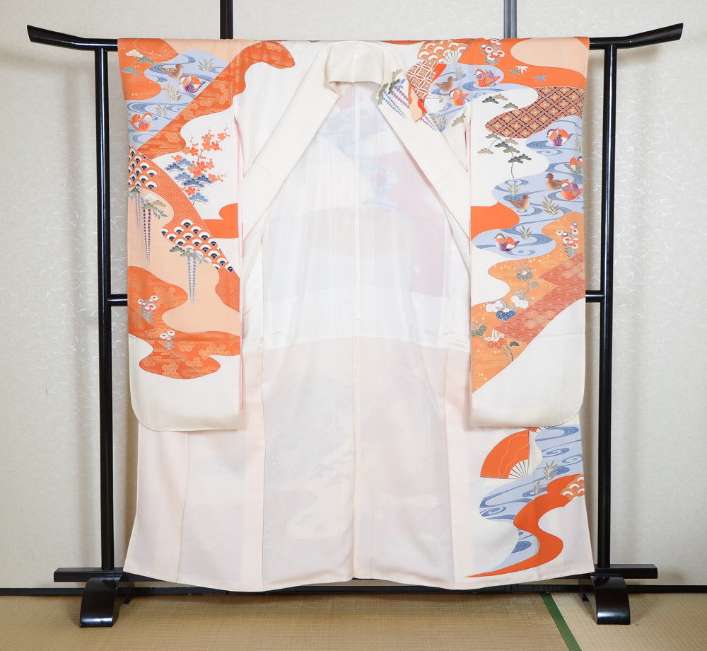 Long-sleeved kimono 6 items set / Furisode / FK#2-016