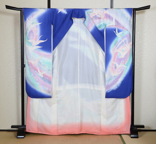 Long-sleeved kimono 6 items set / Furisode / FK#2-250