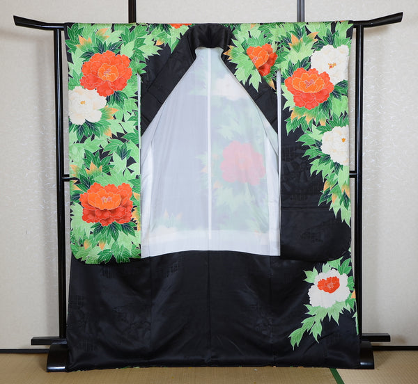 Long-sleeved kimono 6 items set / Furisode / FK#1-905