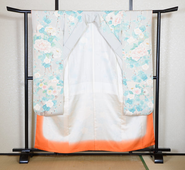 Long-sleeved kimono 6 items set / Furisode / FK#2-300