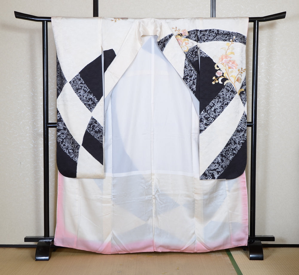 Long-sleeved kimono 6 items set / Furisode / FK#2-324