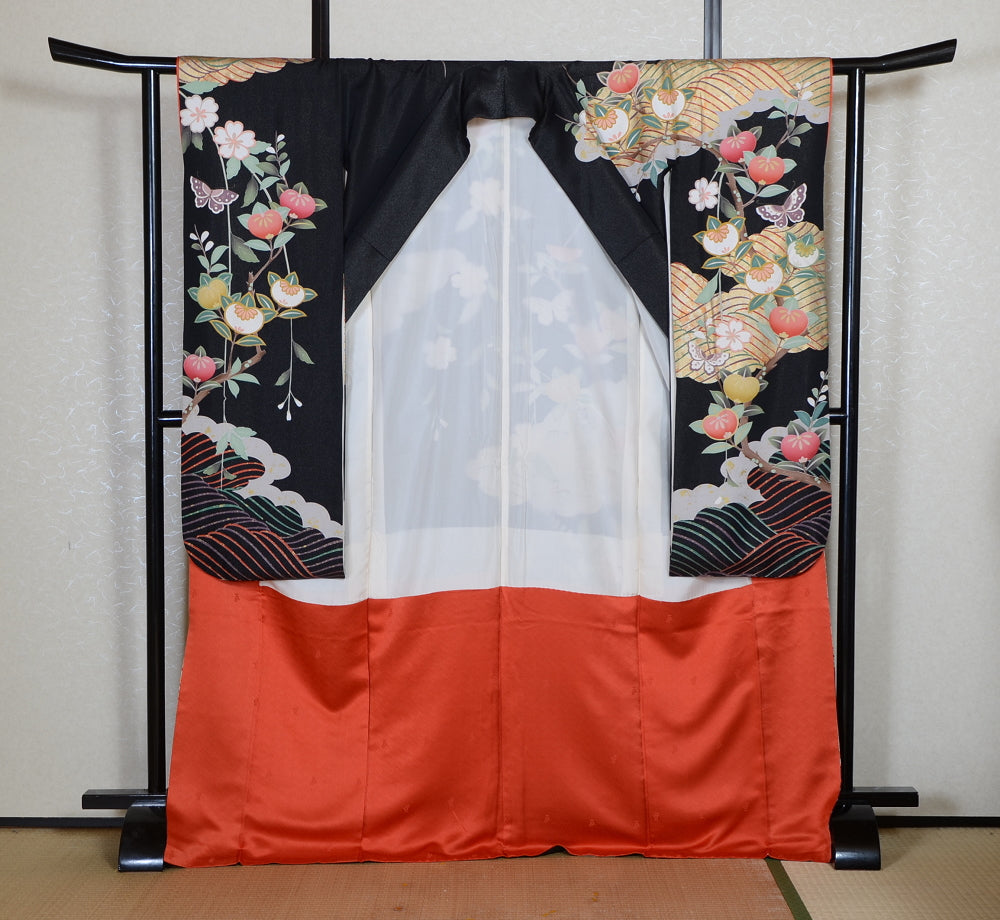 Long-sleeved kimono 6 items set / Furisode / FK#2-321