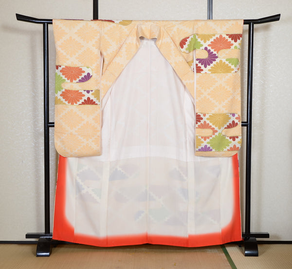 Long-sleeved kimono 6 items set / Furisode / FK#2-344