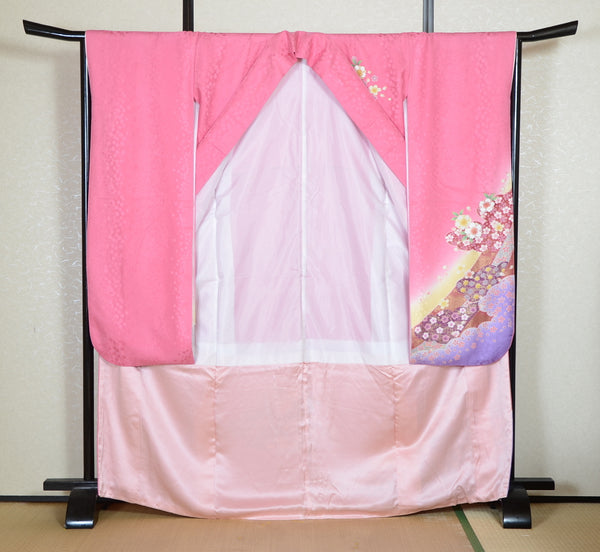 Long-sleeved kimono 6 items set / Furisode / FK#2-287