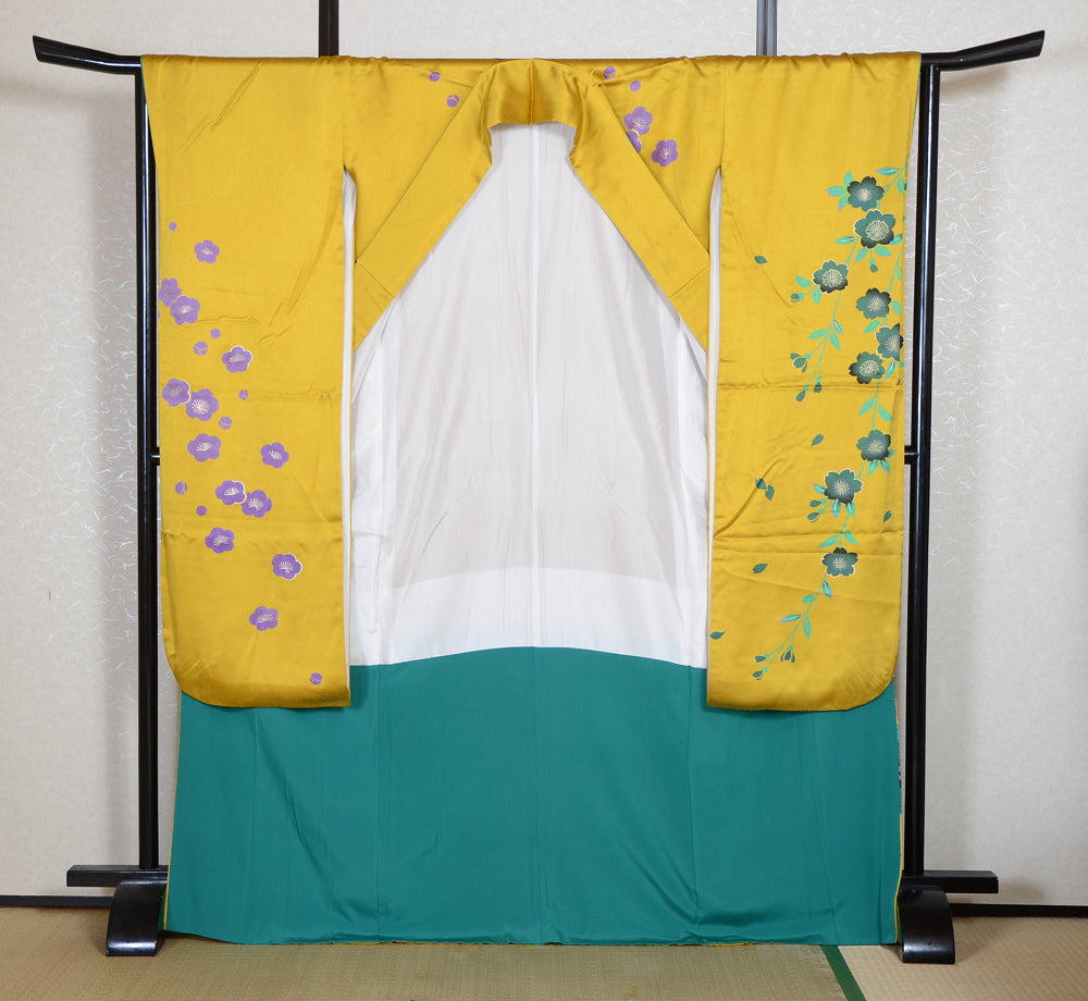 Long-sleeved kimono 6 items set / Furisode / FK#2-217