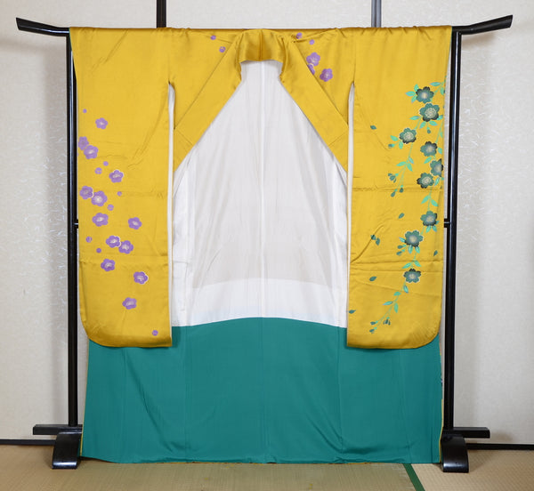 Long-sleeved kimono 6 items set / Furisode / FK#2-217