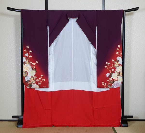 Long-sleeved kimono 6 items set / Furisode / FK#2-323