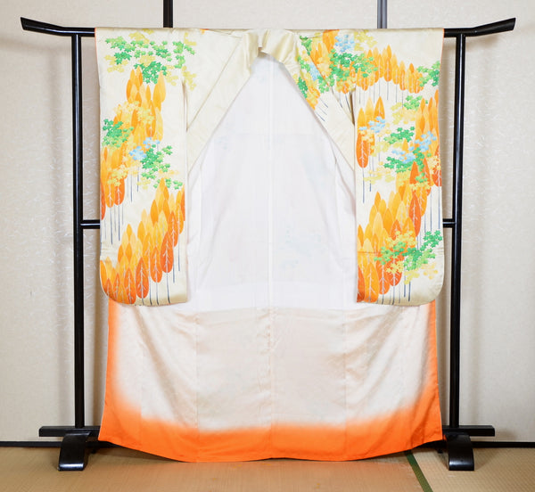 Long-sleeved kimono 6 items set / Furisode / FK#2-286