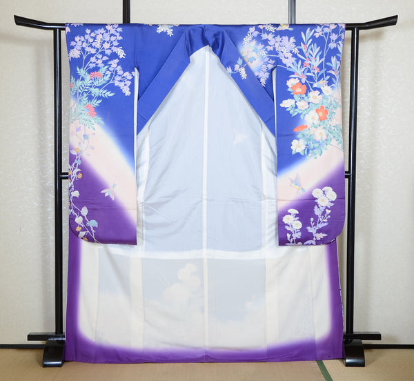 Long-sleeved kimono 6 items set / Furisode / FK#2-299