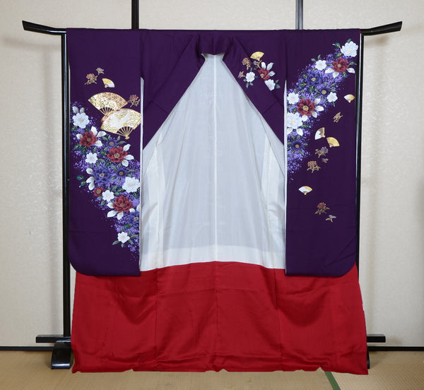 Long-sleeved kimono 6 items set / Furisode / FK#2-326