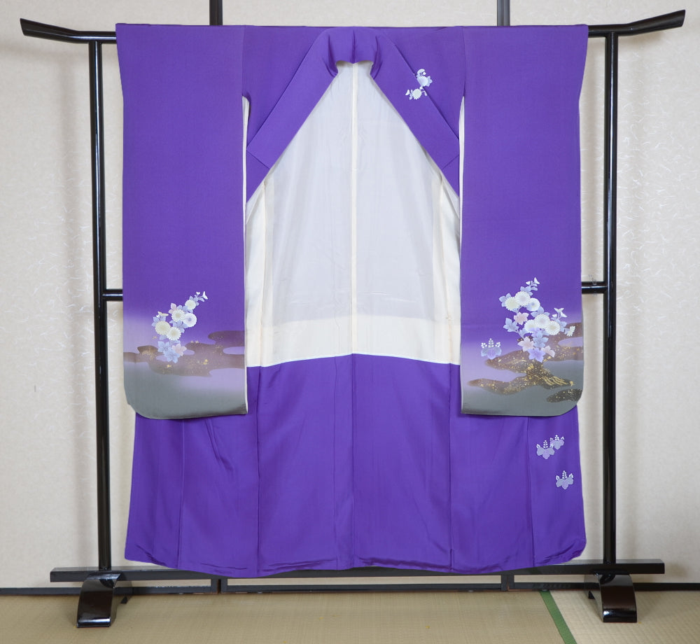 Long-sleeved kimono 6 items set / Furisode / FK#2-073