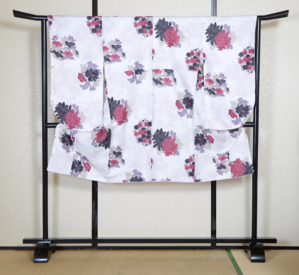 Long-sleeved kimono & hakama 5 items set / Furisode / FK#2-311