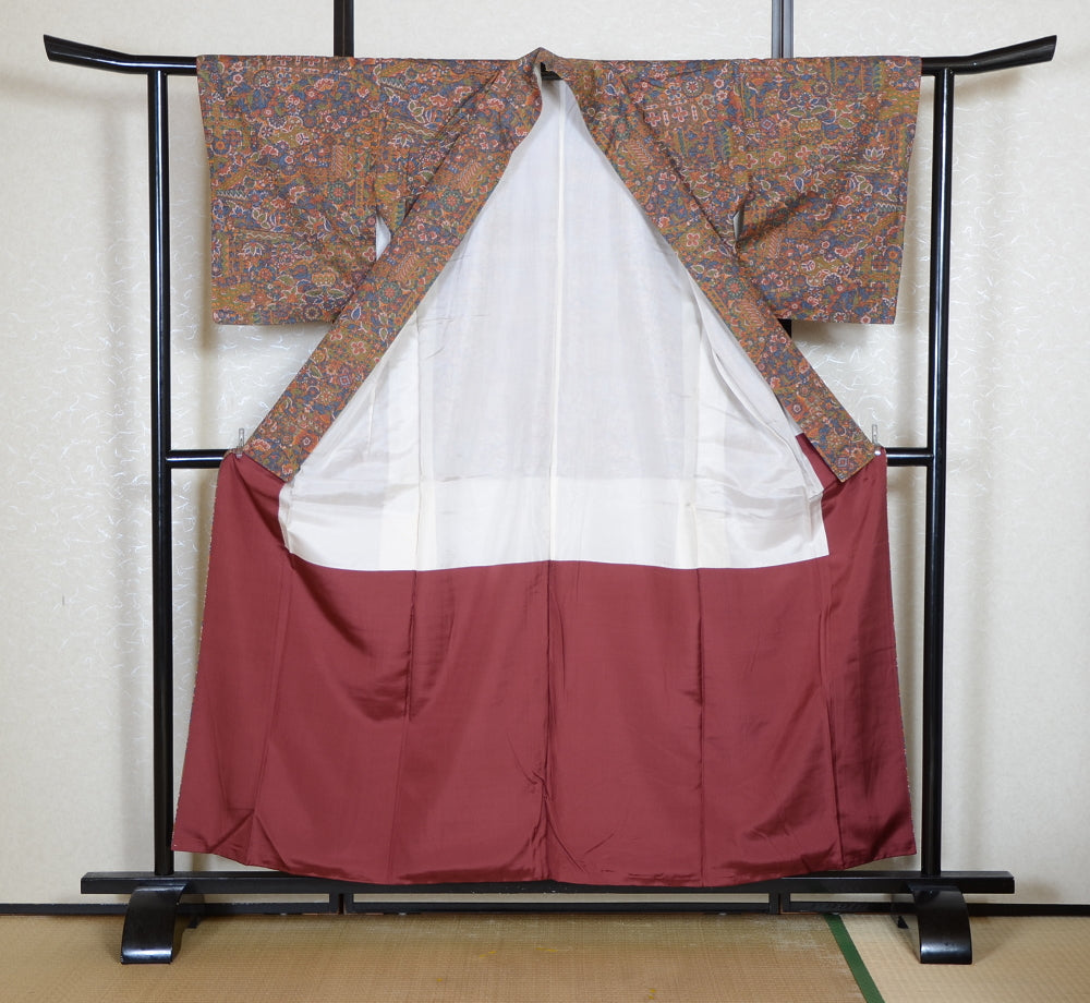 Japanese kimono & jacket 5 items set / SK #1-835