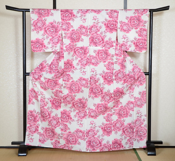 Japanese yukata kimono / D #200