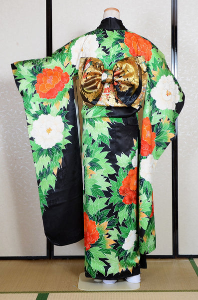 Long-sleeved kimono 6 items set / Furisode / FK#1-905