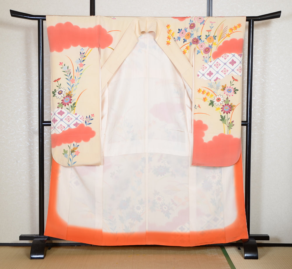 Long-sleeved kimono / Furisode / FK#2-078