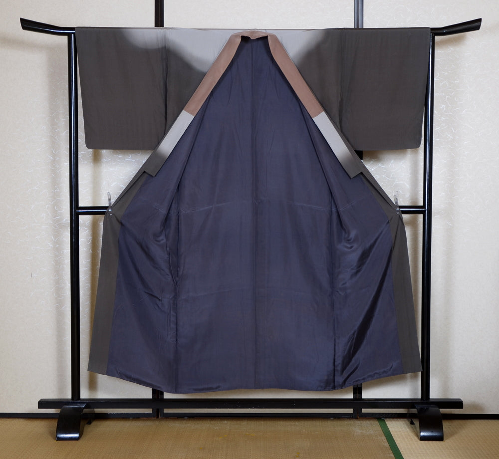 Men Undergarment / MU #1-037“Rare Men’s Juban – Monkey & Persimmon Design”