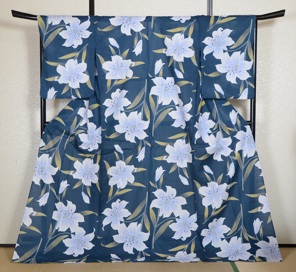 Japanese yukata kimono/ Plus size / P #425 /4L