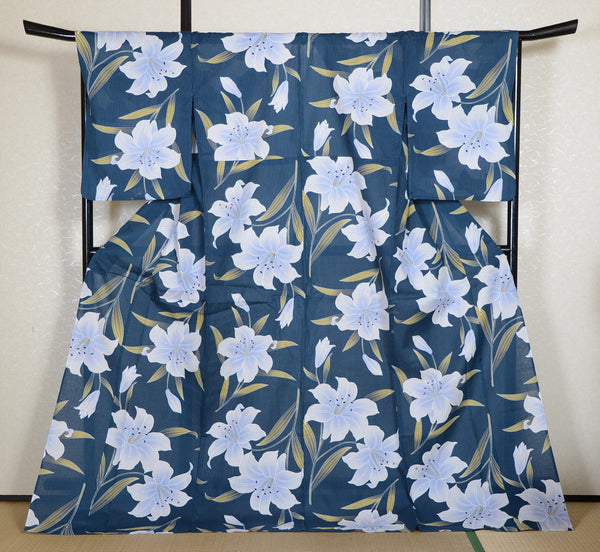 Japanese yukata kimono/ Plus size / P #425 /4L