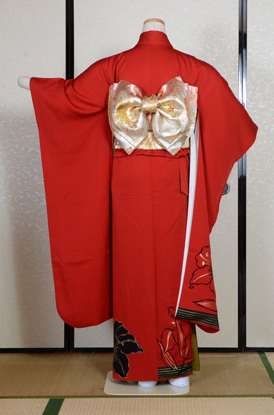 Long-sleeved kimono 6 items set / Furisode / FK#2-254