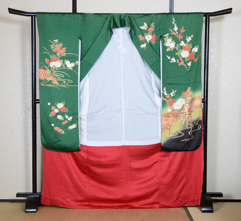 Long-sleeved kimono / Furisode / FK#2-194