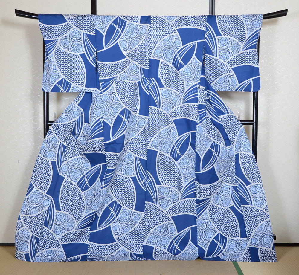 Japanese yukata kimono/ Plus size / P #387 /4L