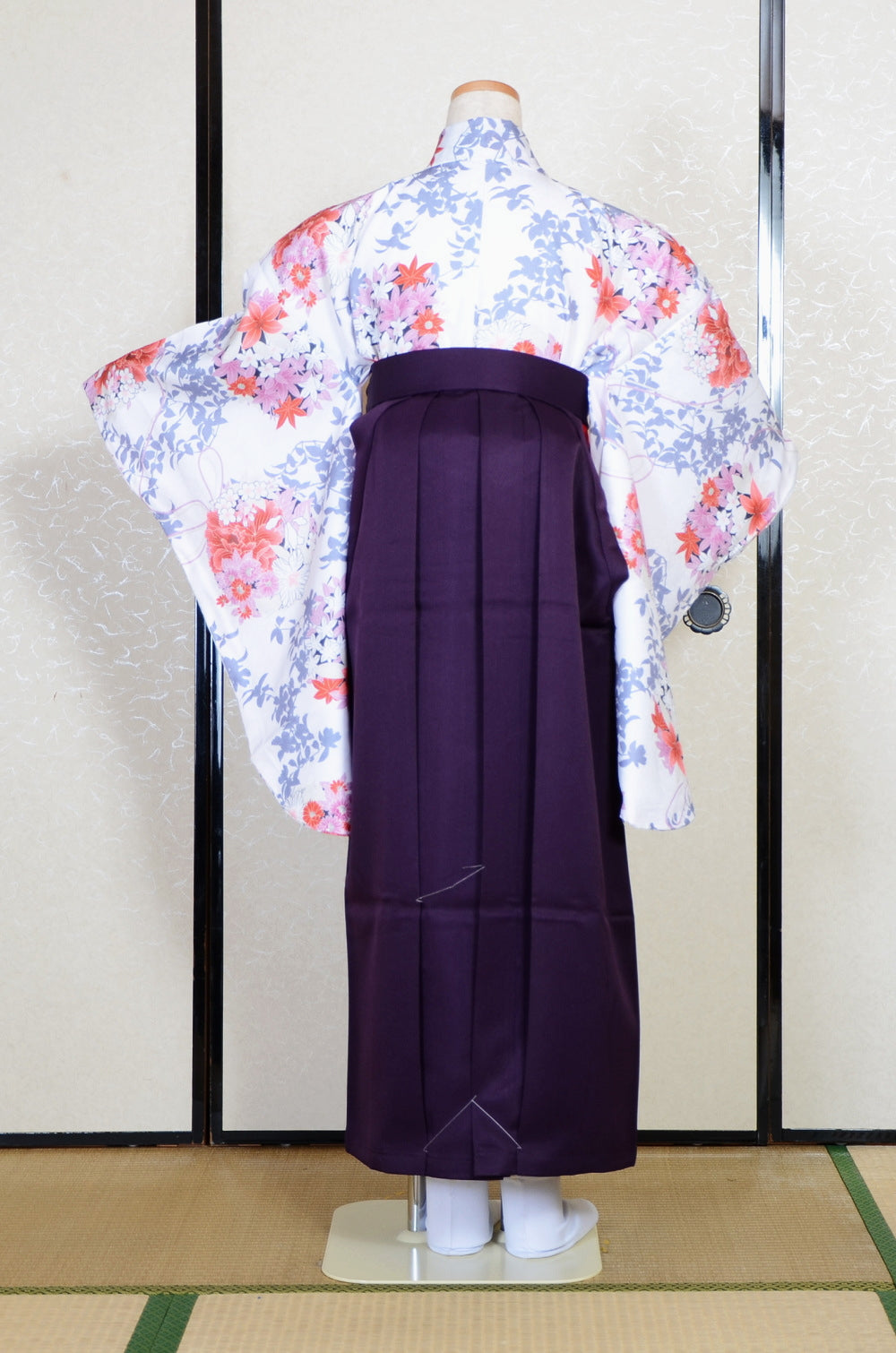 Long-sleeved kimono & hakama 5 items set / Furisode / FK#2-310