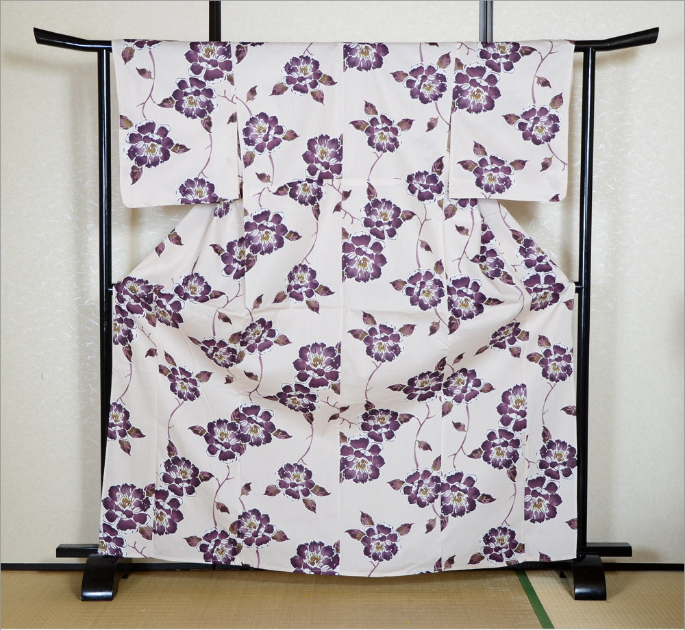 Japanese yukata kimono / D #182