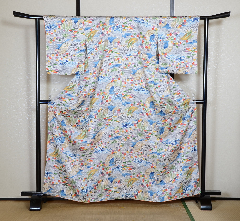 Japanese kimono 4 items set / SK #1-877