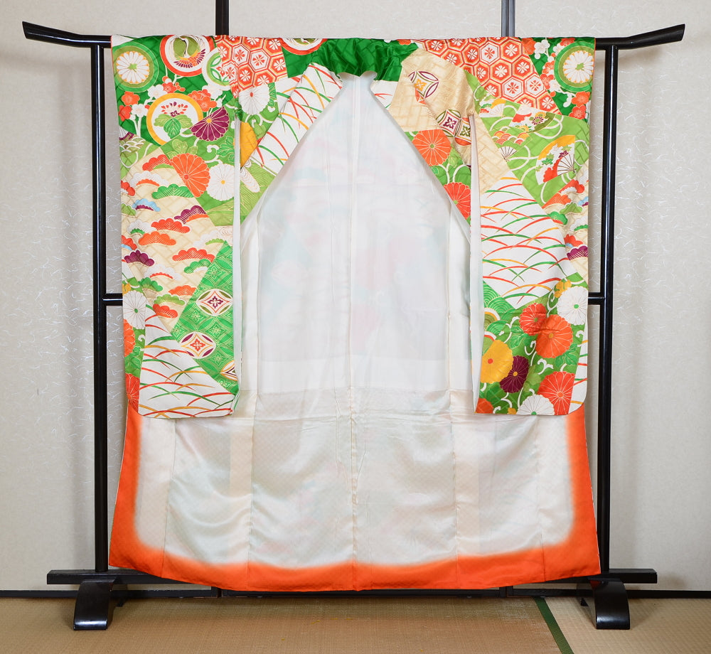 Long-sleeved kimono / Furisode / FK#2-095