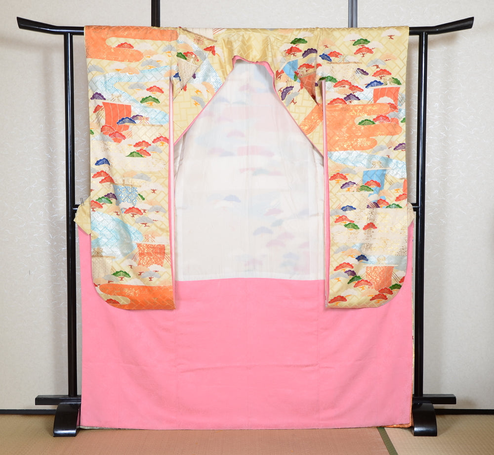 Long-sleeved kimono / Furisode / FK#2-053