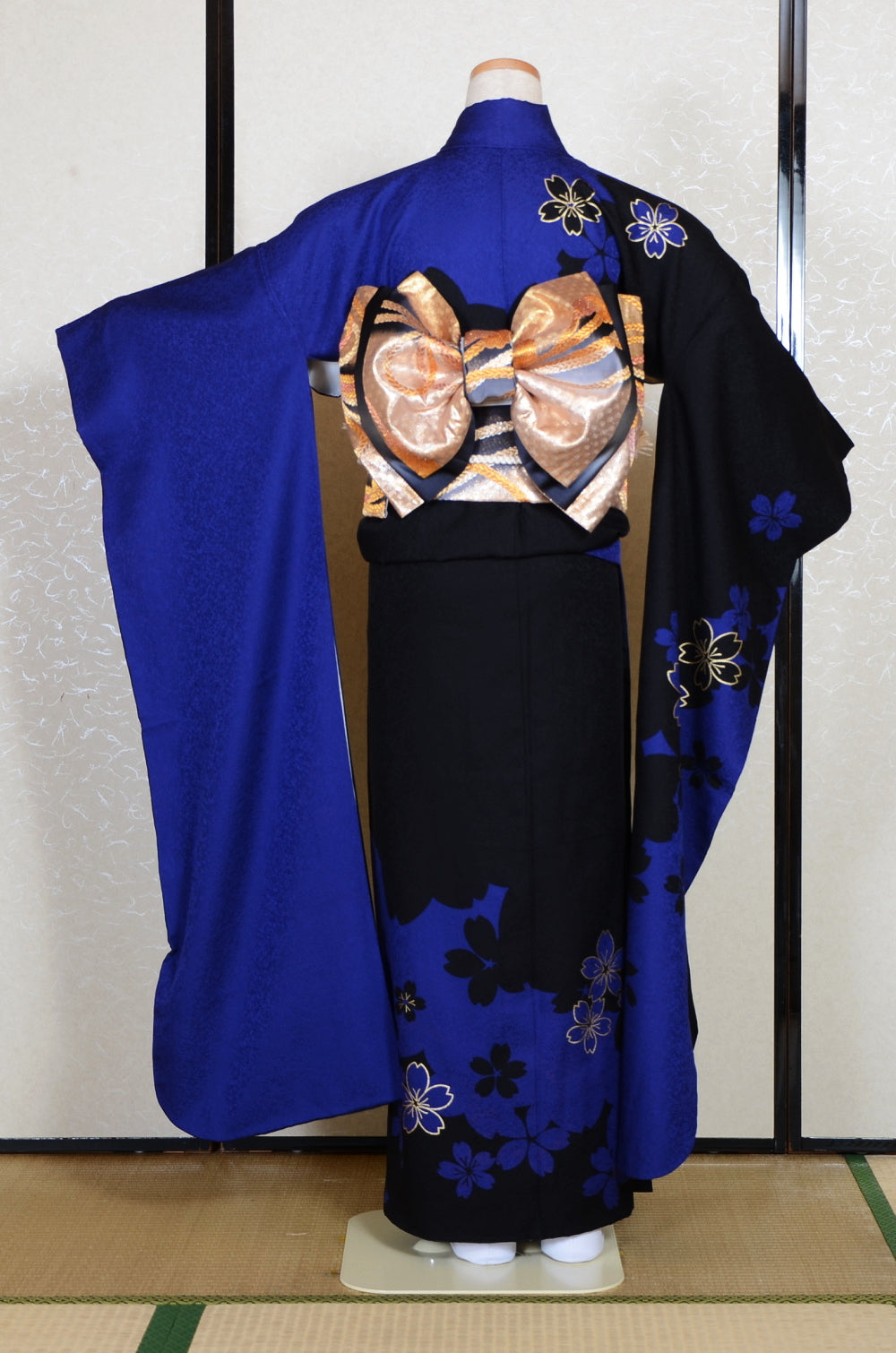 Long-sleeved kimono 6 items set / Furisode / FK#2-291