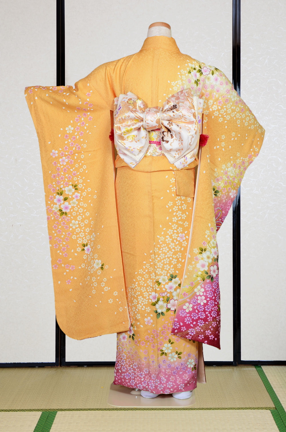Long-sleeved kimono 6 items set / Furisode / FK#2-339