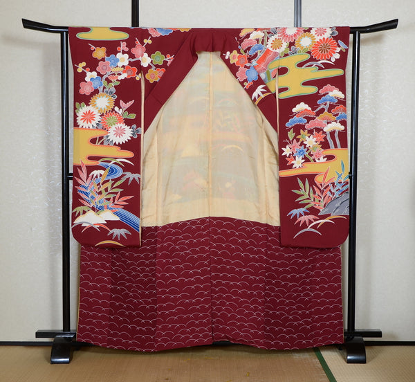 Long-sleeved kimono / Furisode / FK#2-372