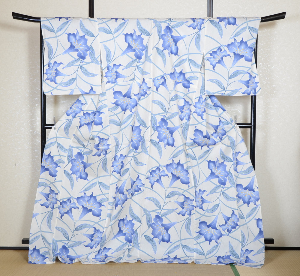 Japanese yukata kimono/ Plus size / P #394 /4L