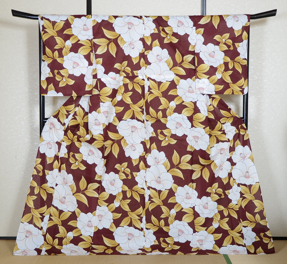 Japanese yukata kimono/ Plus size / P #430 /4L