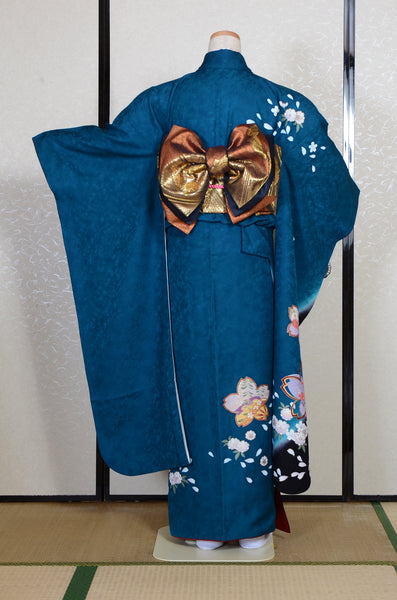 Long-sleeved kimono 6 items set / Furisode / FK#2-316