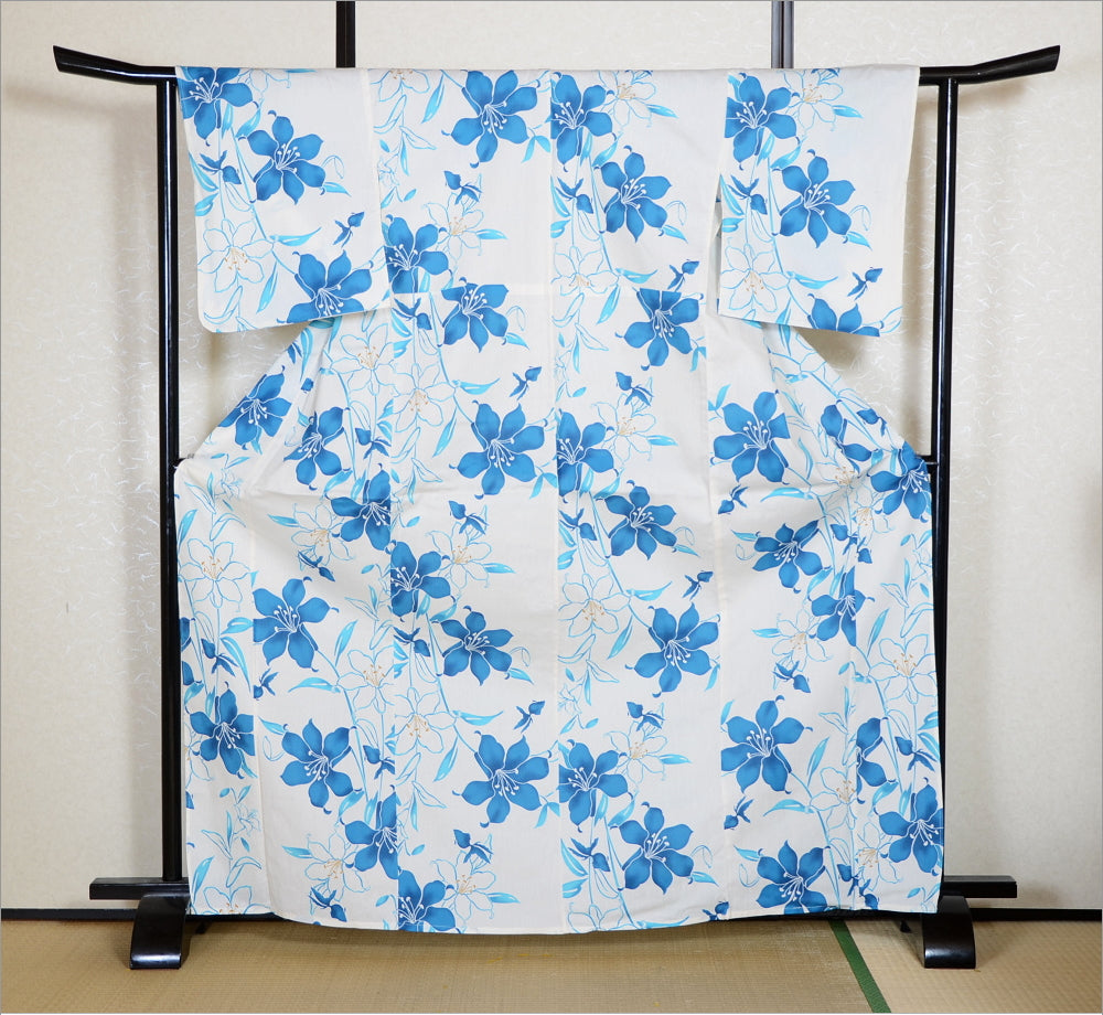 Japanese yukata kimono / D #181
