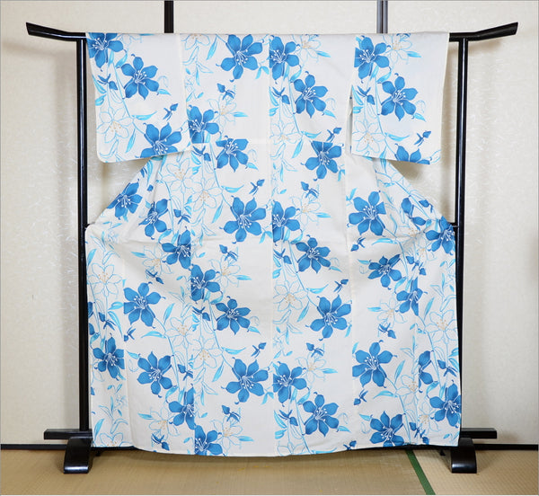 Japanese yukata kimono / D #181
