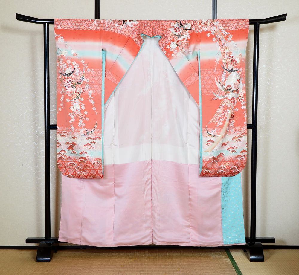 Long-sleeved kimono / Furisode / FK#2-362