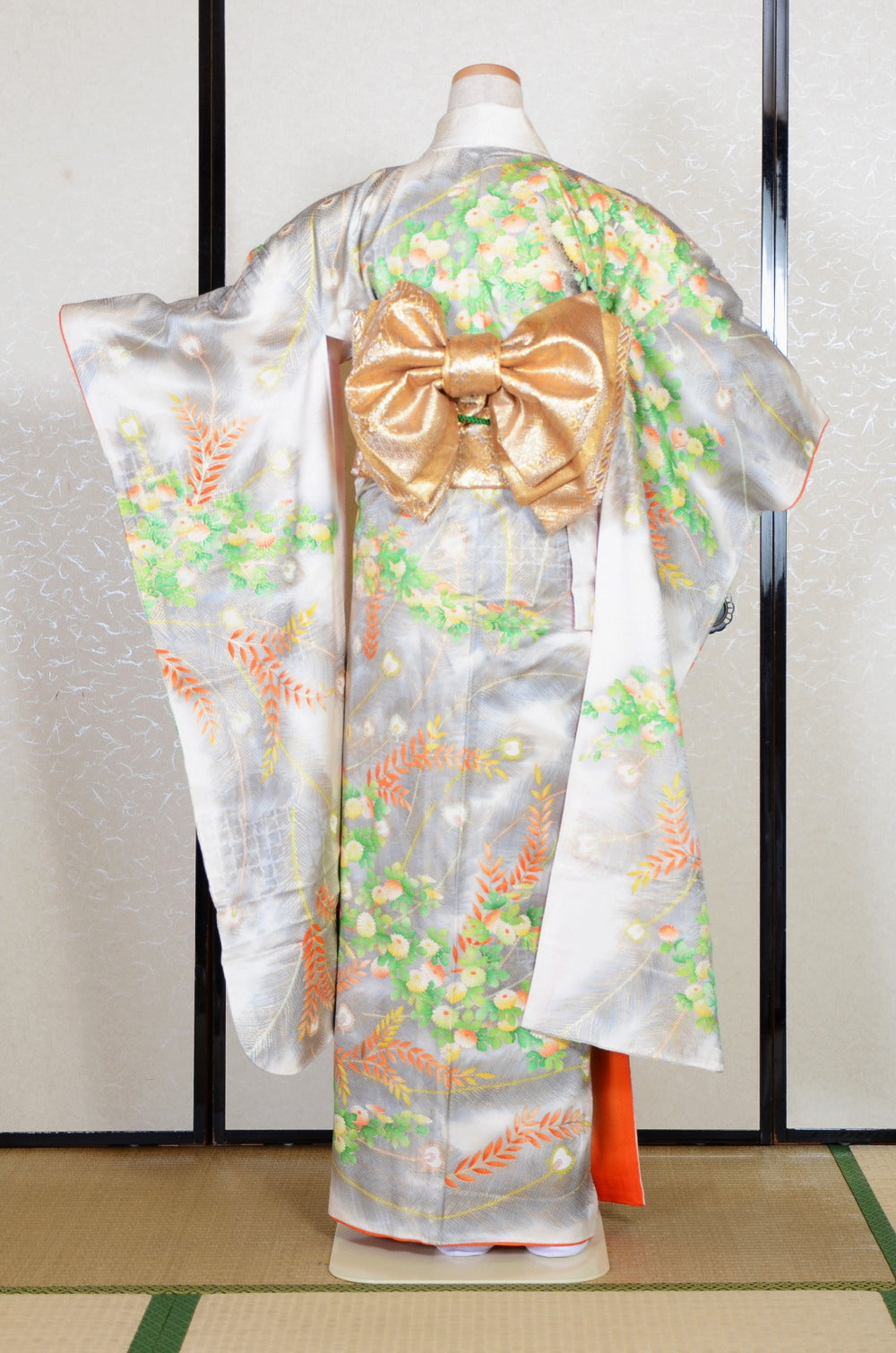 Long-sleeved kimono 6 items set / Furisode / FK#2-159