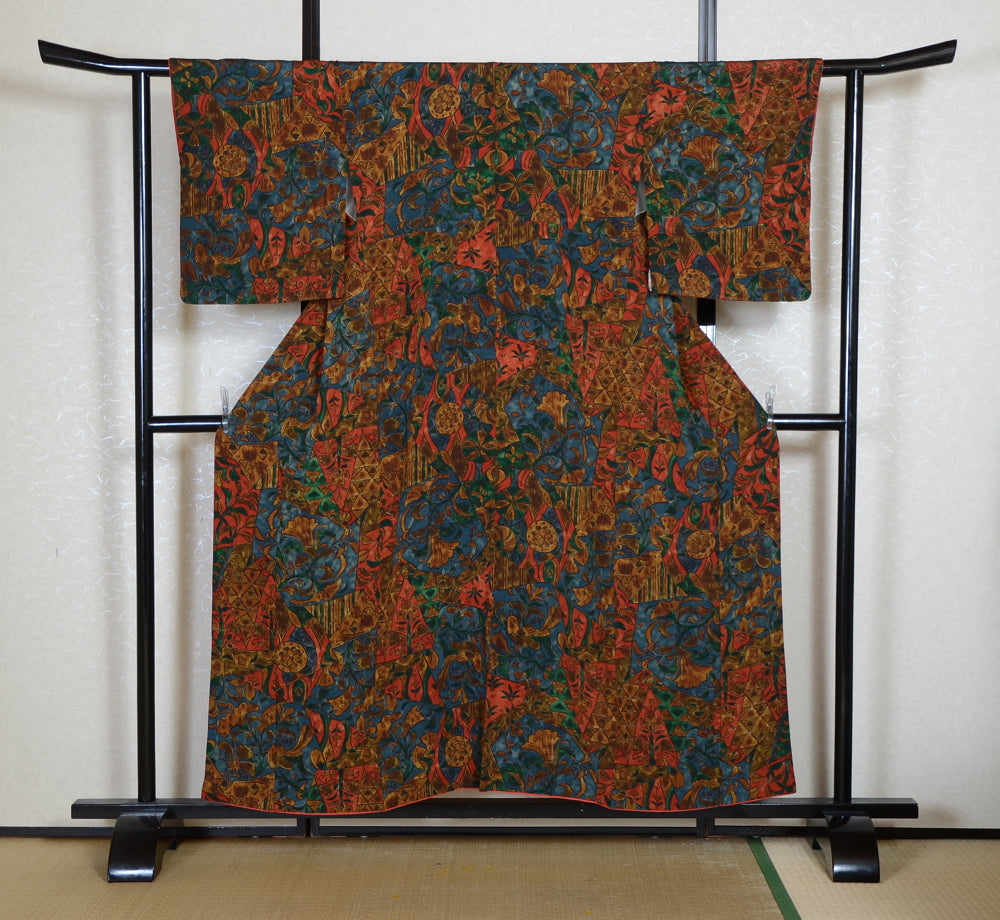 Japanese kimono 4 items set / SK #1-697