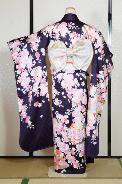 Long-sleeved kimono 6 items set / Furisode / FK#2-206