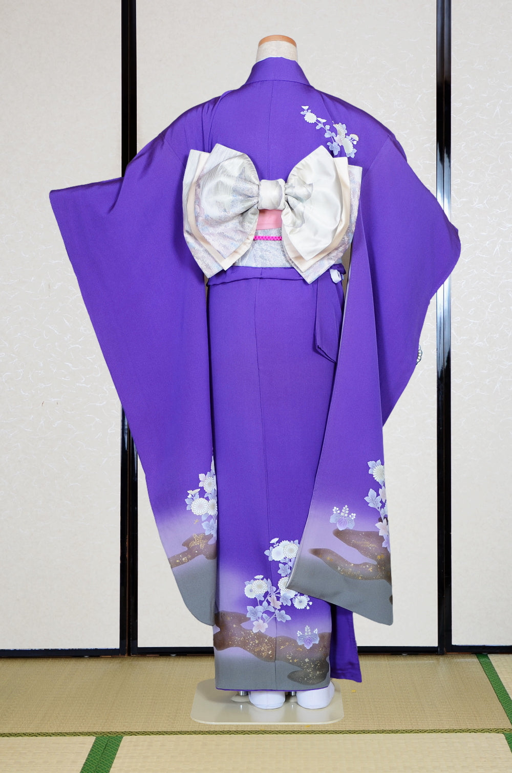 Long-sleeved kimono 6 items set / Furisode / FK#2-073