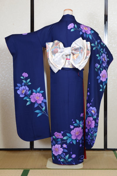 Long-sleeved kimono 6 items set / Furisode / FK#2-255
